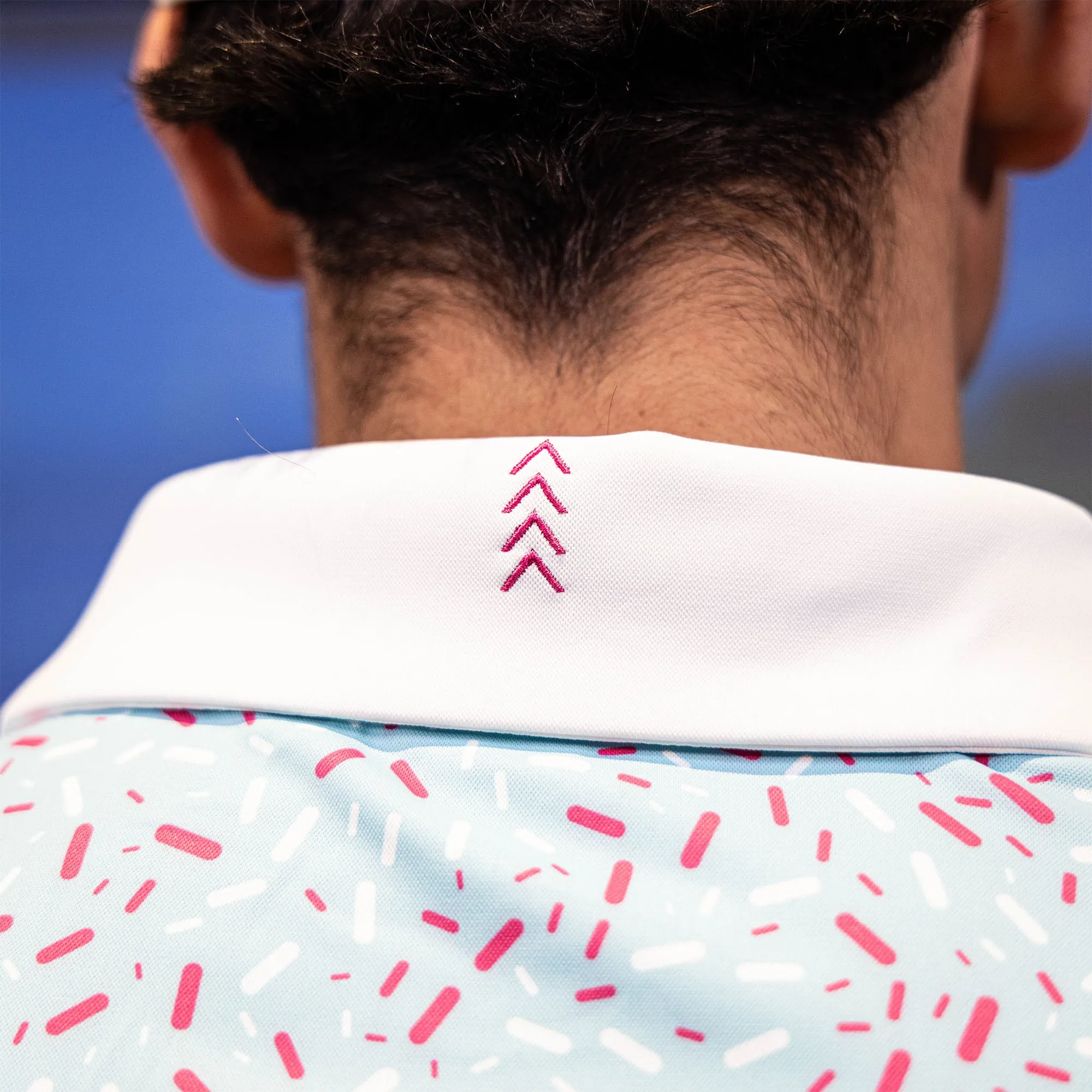 Ice Cream Two-Tone Polo - Cotton Candy