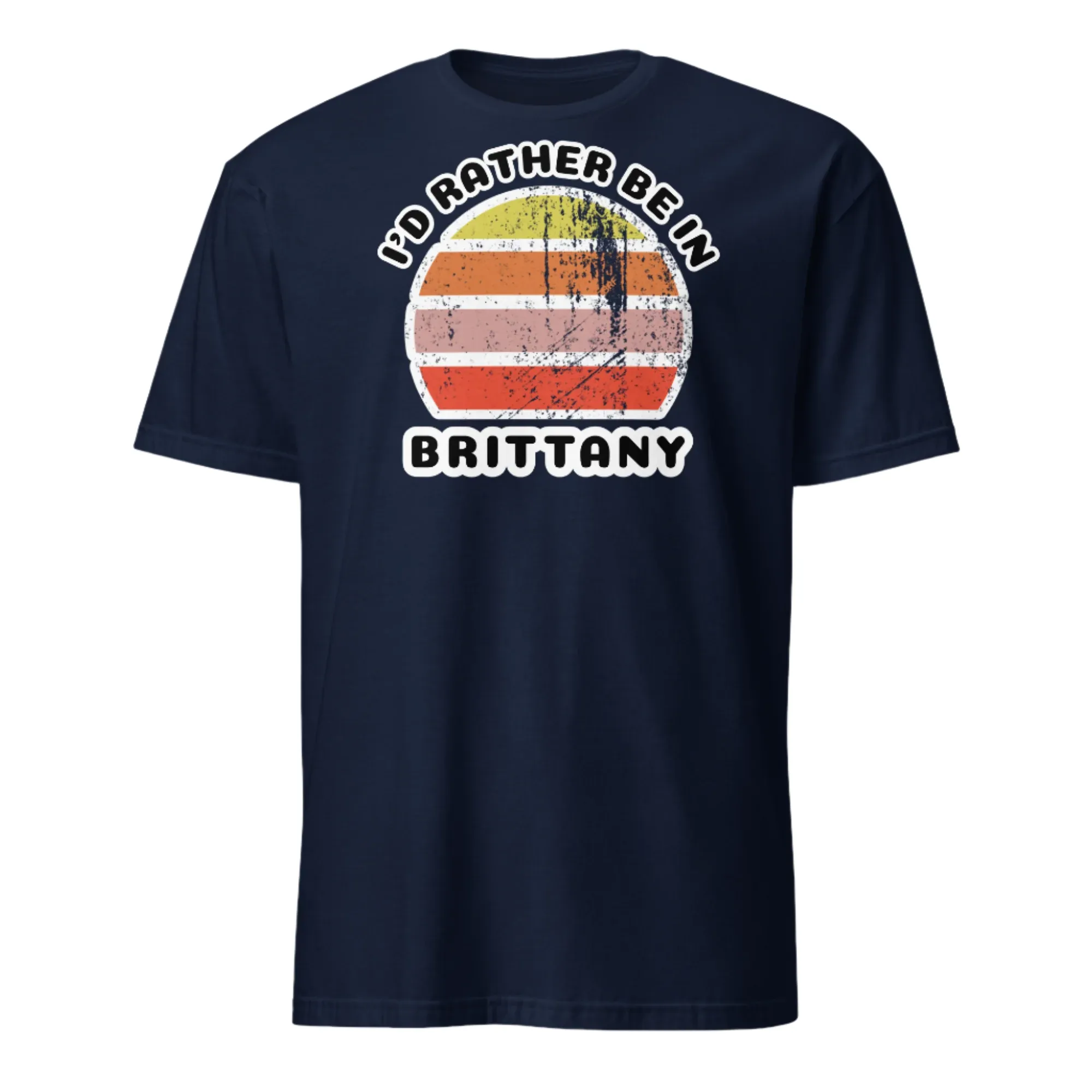 I'd Rather Be in Brittany Vintage Style T-Shirt