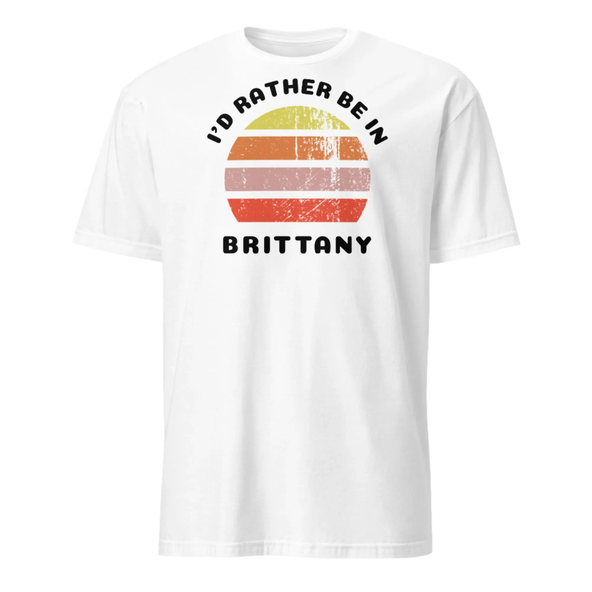 I'd Rather Be in Brittany Vintage Style T-Shirt