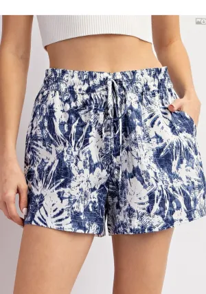 Island Time Printed Shorts