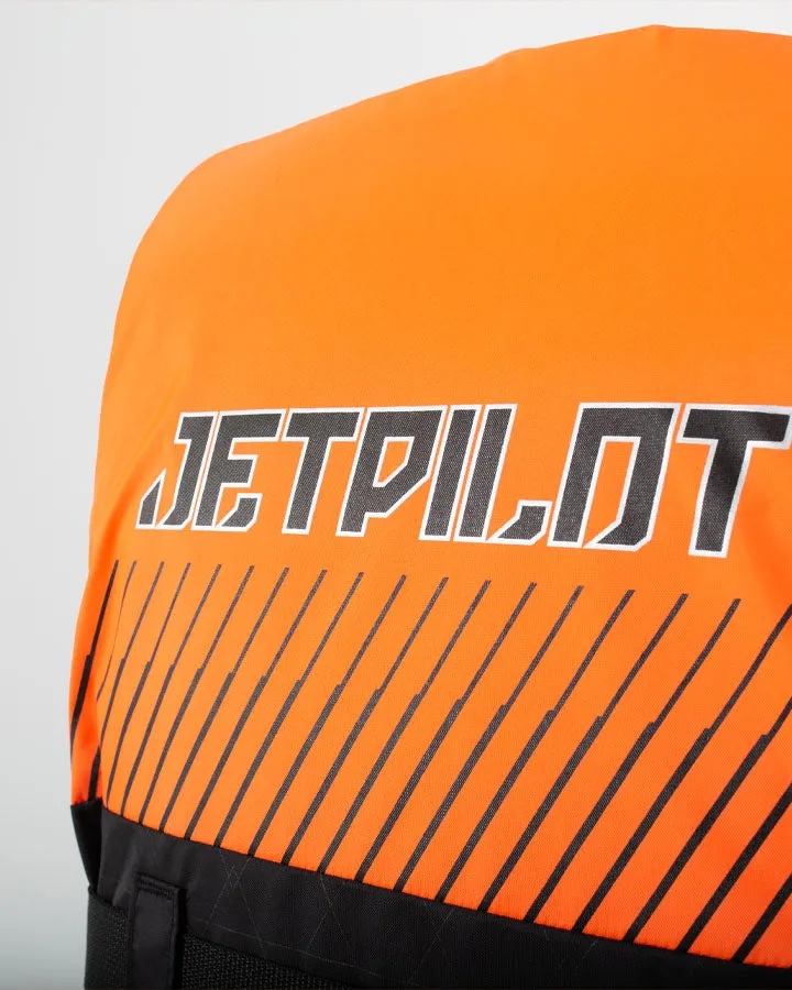 Jetpilot Helium F/E Mens Nylon Life Jacket - Black/Orange