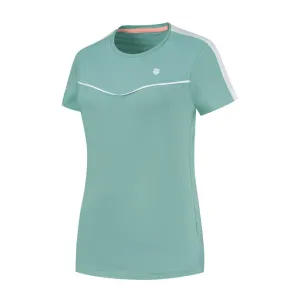 K-Swiss Tac Hypercourt Round Neck Badminton Top 2 - Nile Blue