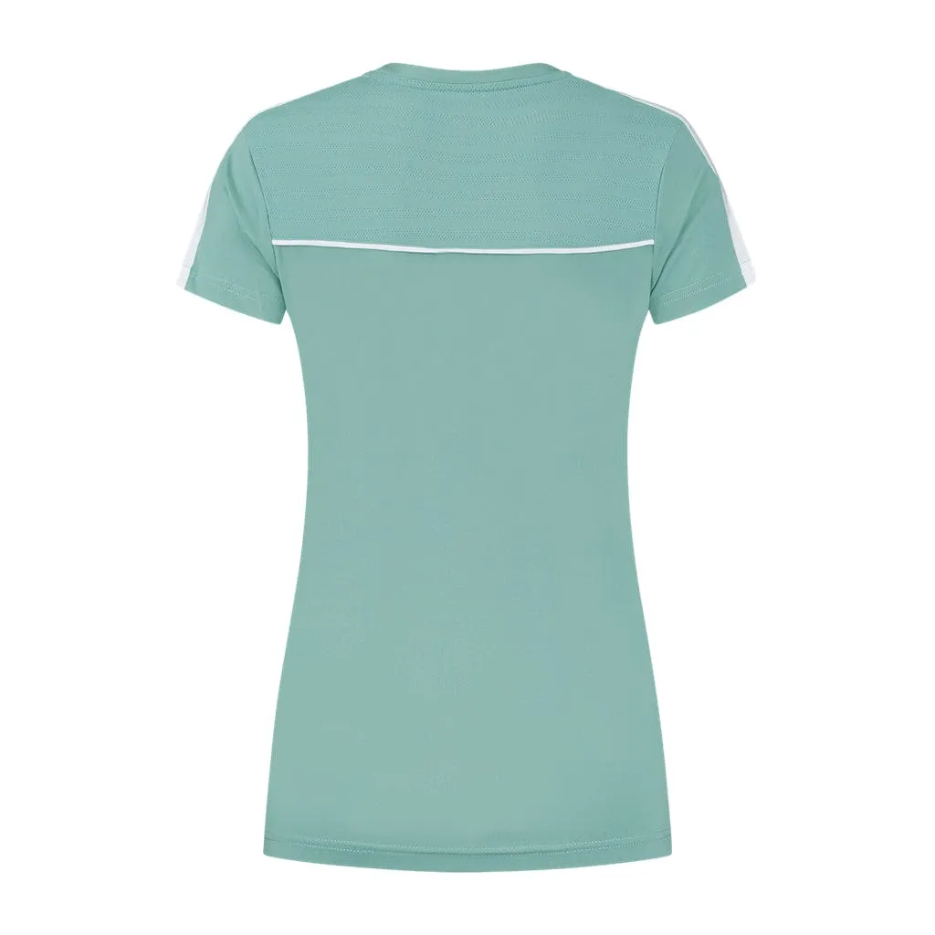 K-Swiss Tac Hypercourt Round Neck Badminton Top 2 - Nile Blue