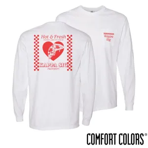 Kappa Sig Hot and Fresh Pizza Long Sleeve Tee