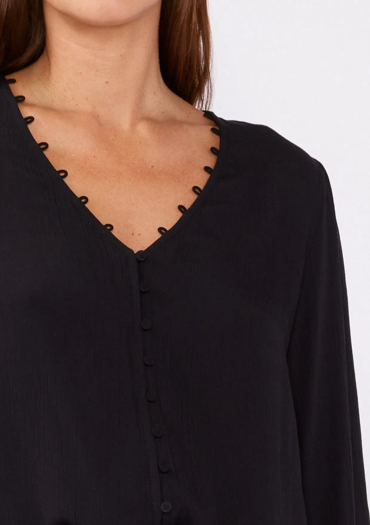 Kasia Button Front Blouse