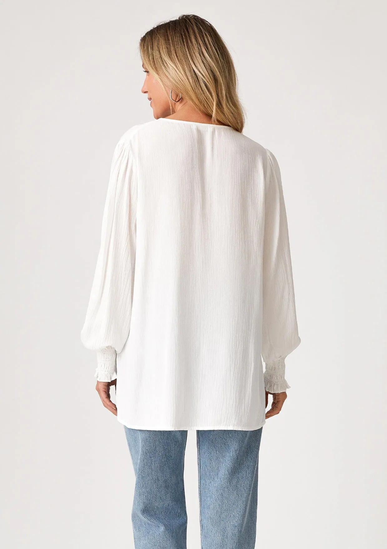 Kasia Button Front Blouse