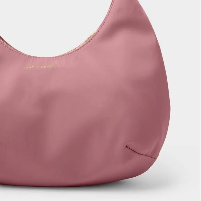 Katie Loxton Nylon-Luxe Sling Shoulder Bag Deep Rose