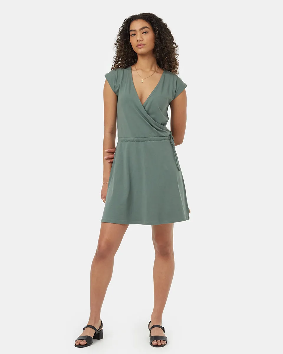 Knit Wrap Dress