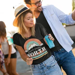 Know Your Worth - Retro Vibes Softstyle Bella Tee / Fun Hippie Vibes Tee/ Youth and Adult Sizing Available