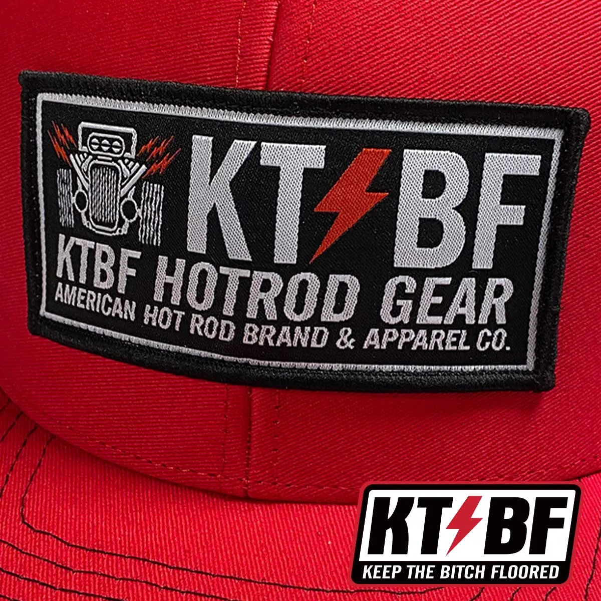 KTBF "Retro Rod" Series Snapbacks | Black, Blue, Red, & Gray