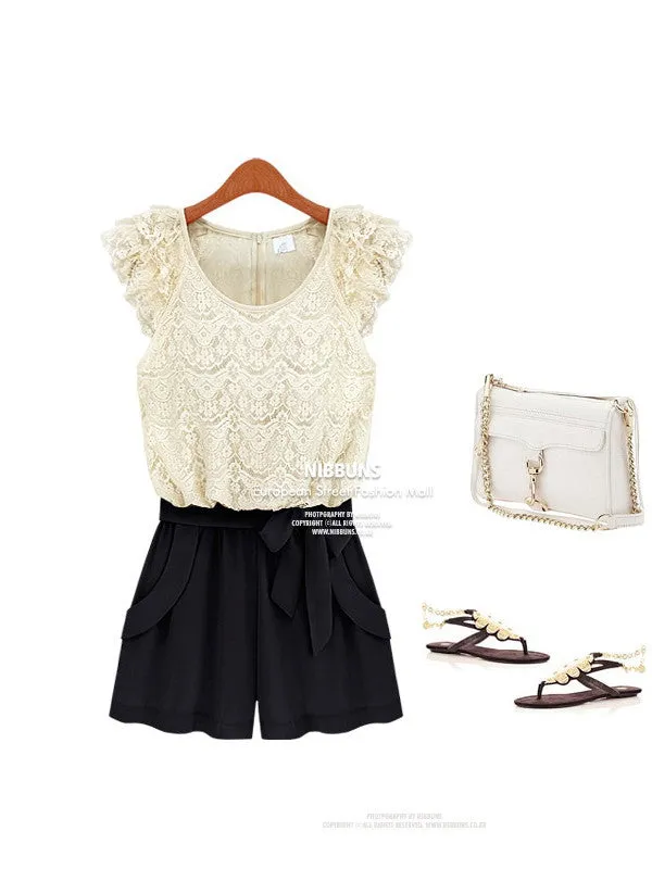lace dream romper