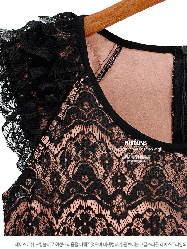 lace dream romper