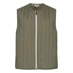 Lake Padded Vest, Vetiver Green