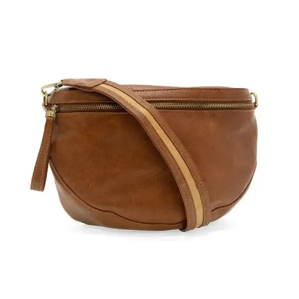 LAURA CONTRAST STRAP SLING BELT BAG