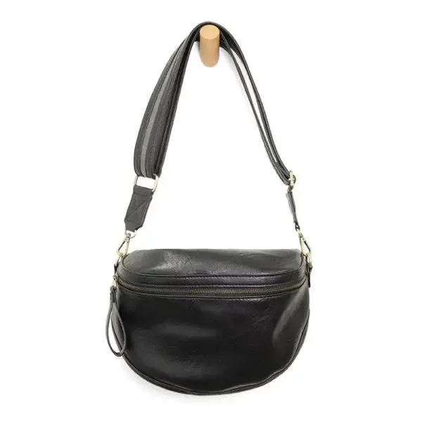 LAURA CONTRAST STRAP SLING BELT BAG