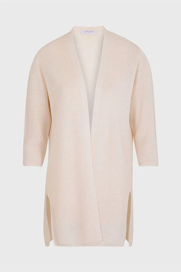 LAURANNE SOFT IRIDESCENT KNIT CARDIGAN