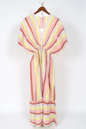 Leila Plunge Dress - Meskel Citron
