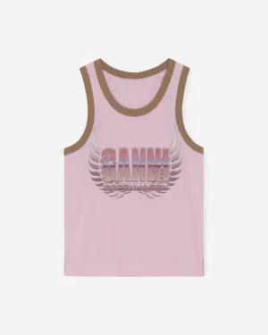 Light Cotton Jersey Tank Top - Winsome Orchid