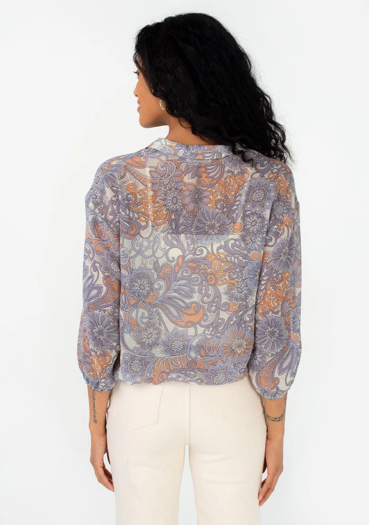 Lindie Button Front Top