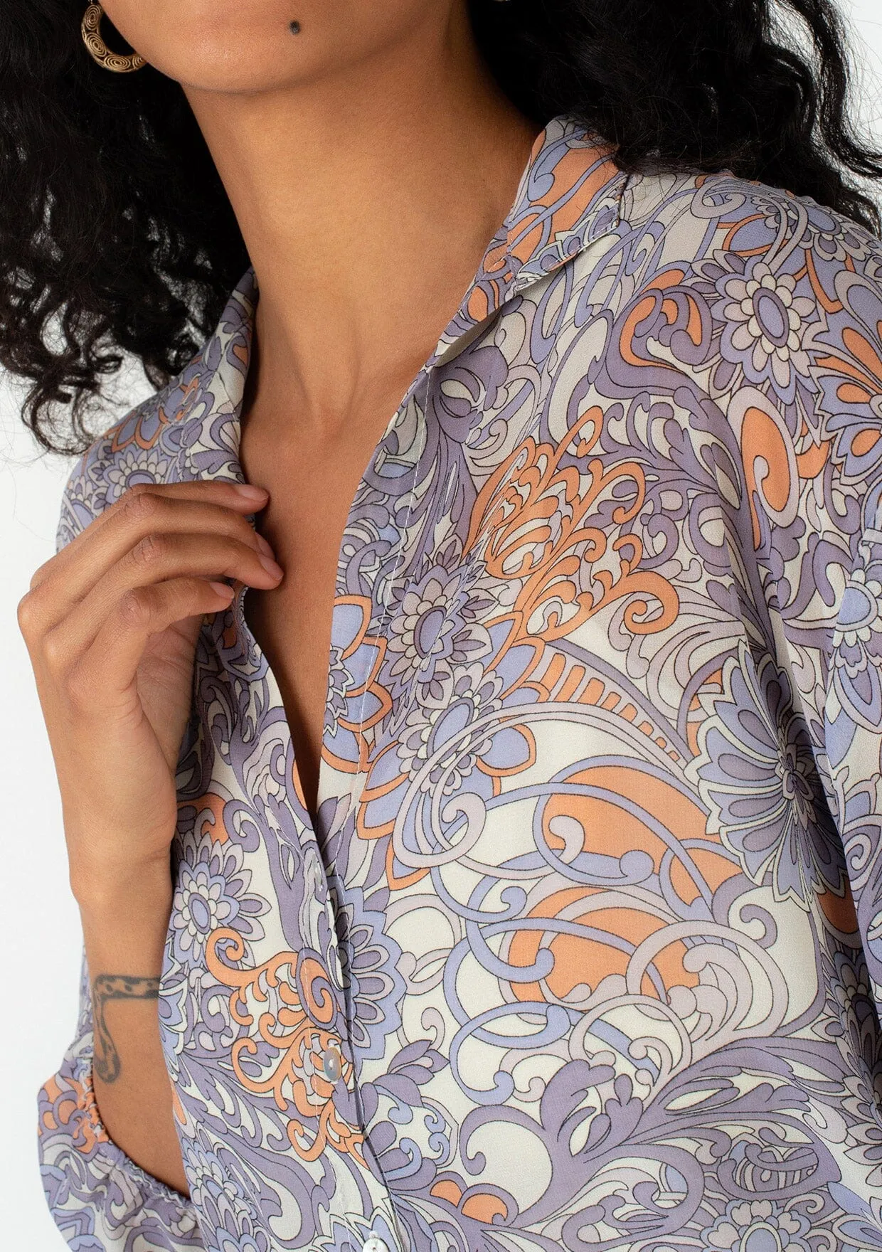 Lindie Button Front Top