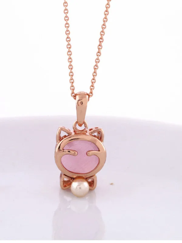 love kitten necklace