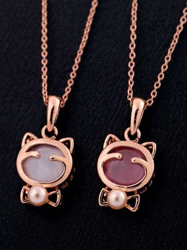 love kitten necklace