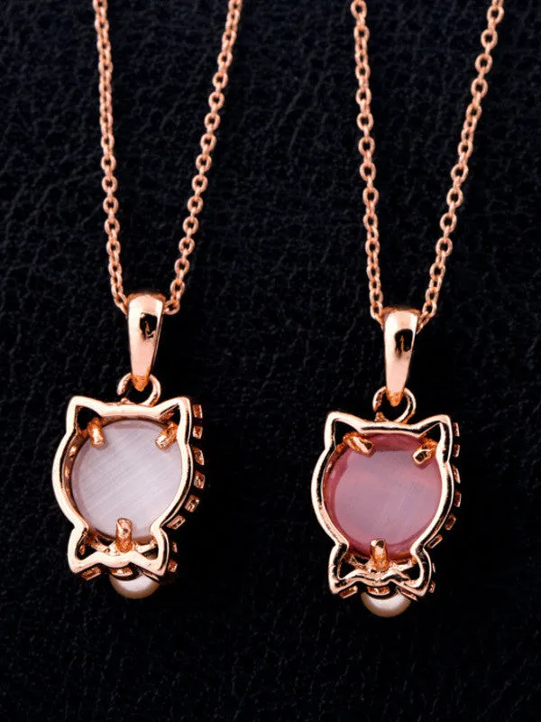 love kitten necklace