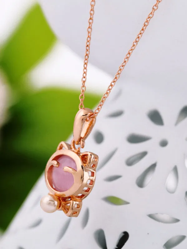 love kitten necklace