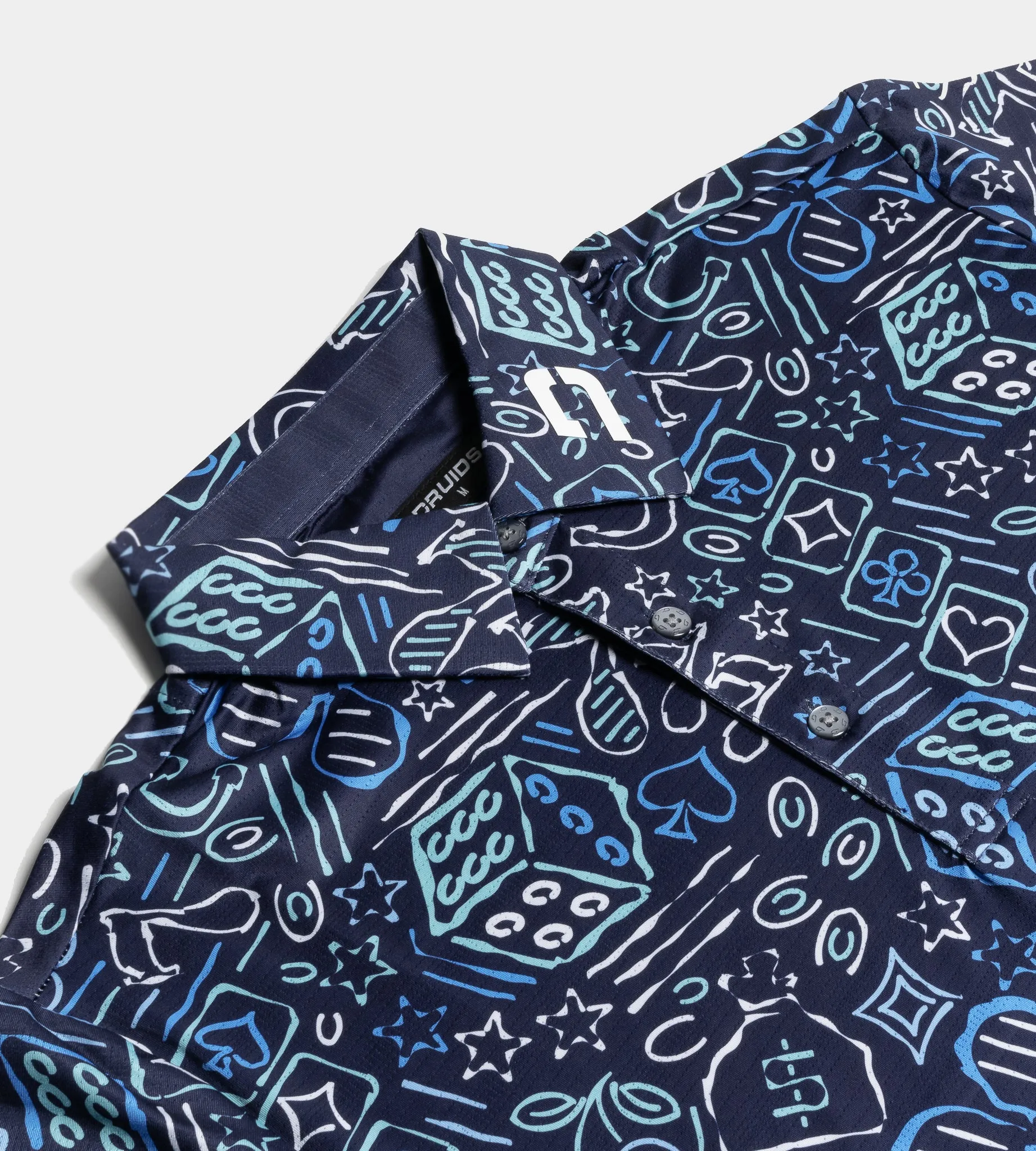 LUCKY 7 POLO - NAVY