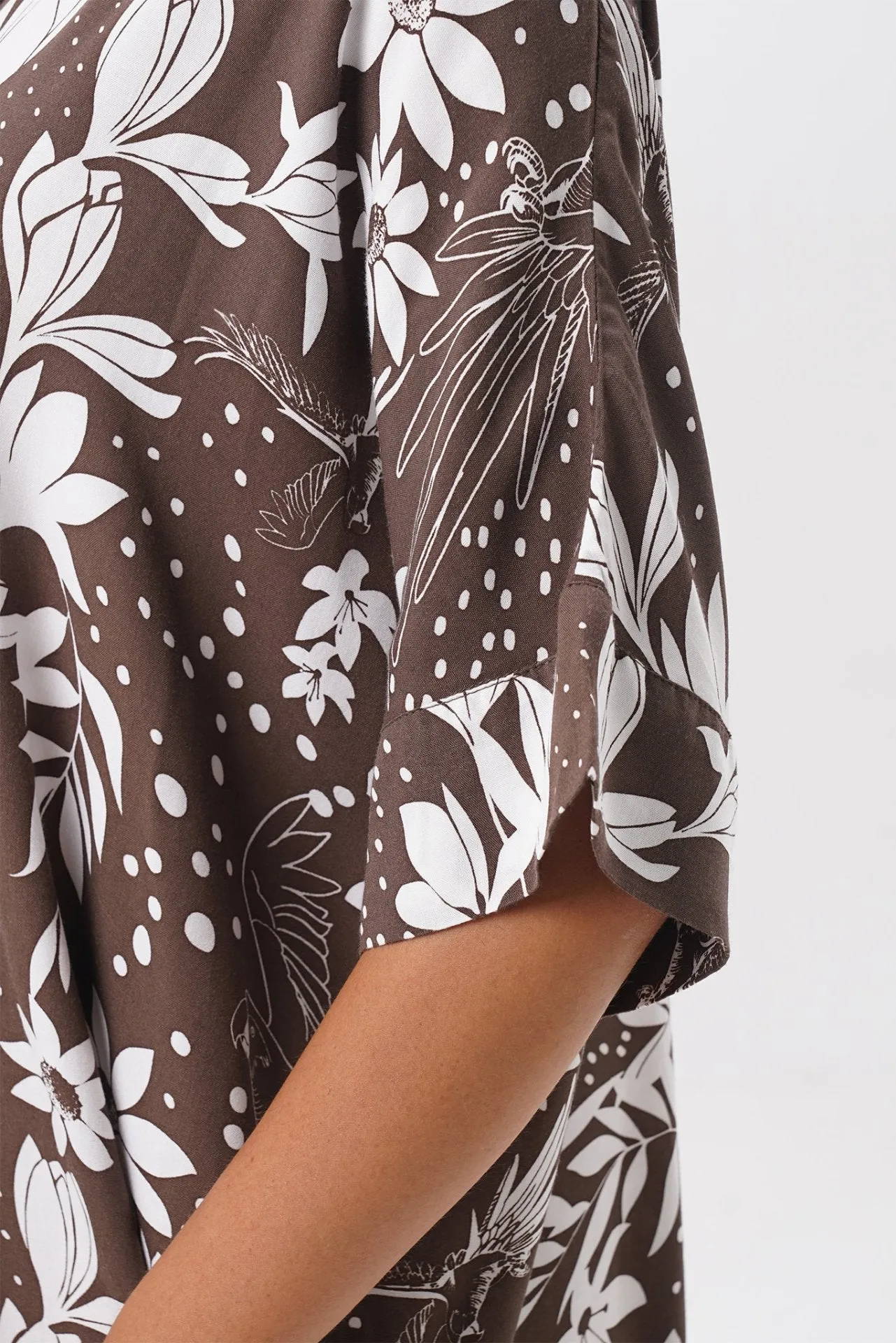Lupita Midi Dress Brown