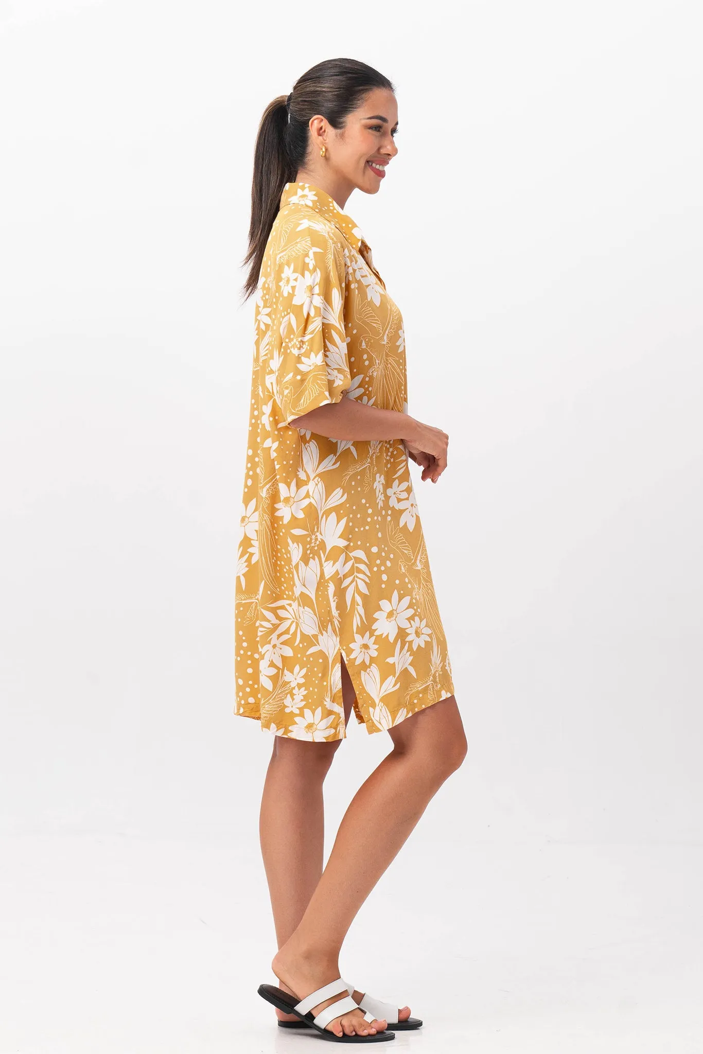 Lupita Midi Dress Yellow