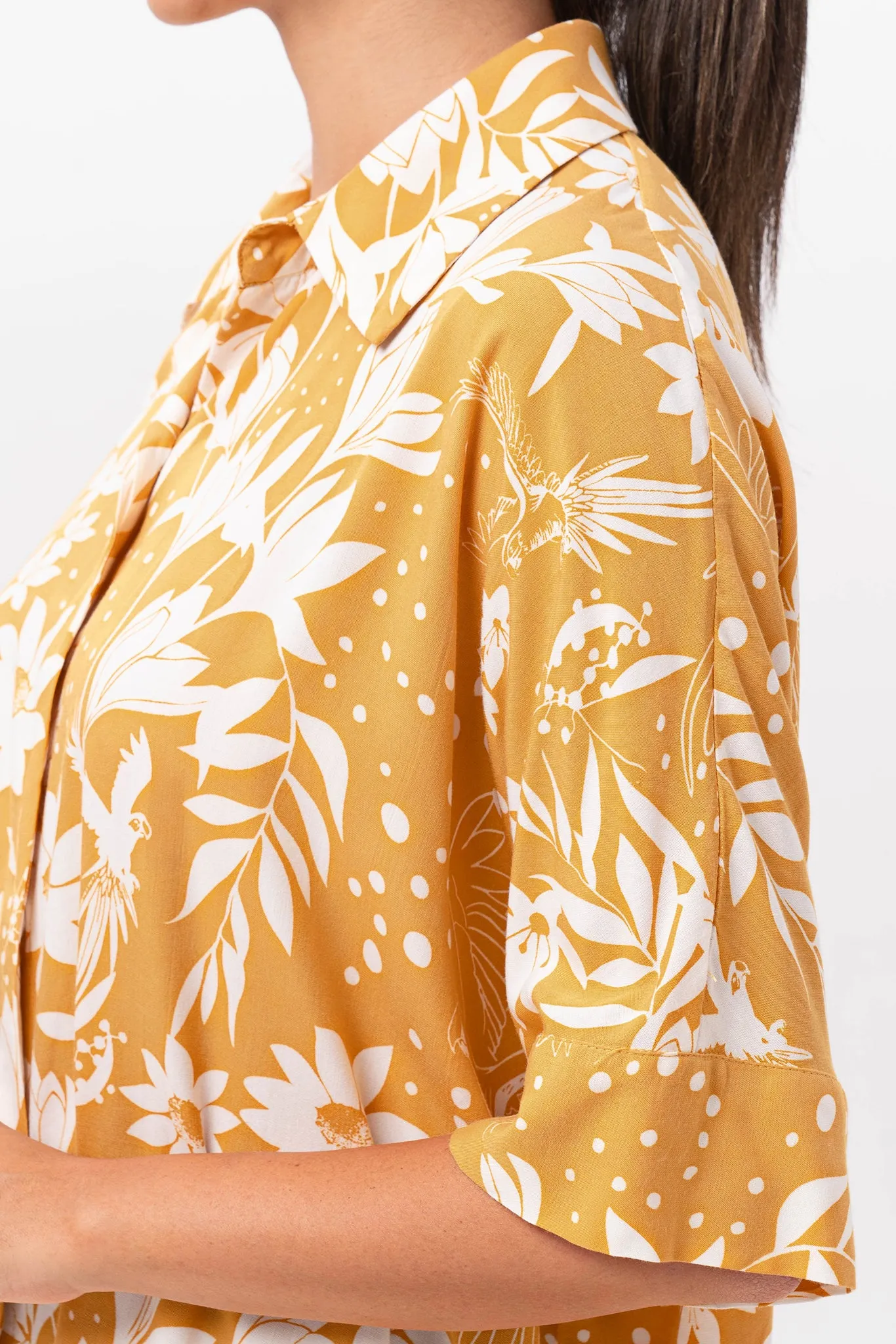Lupita Midi Dress Yellow