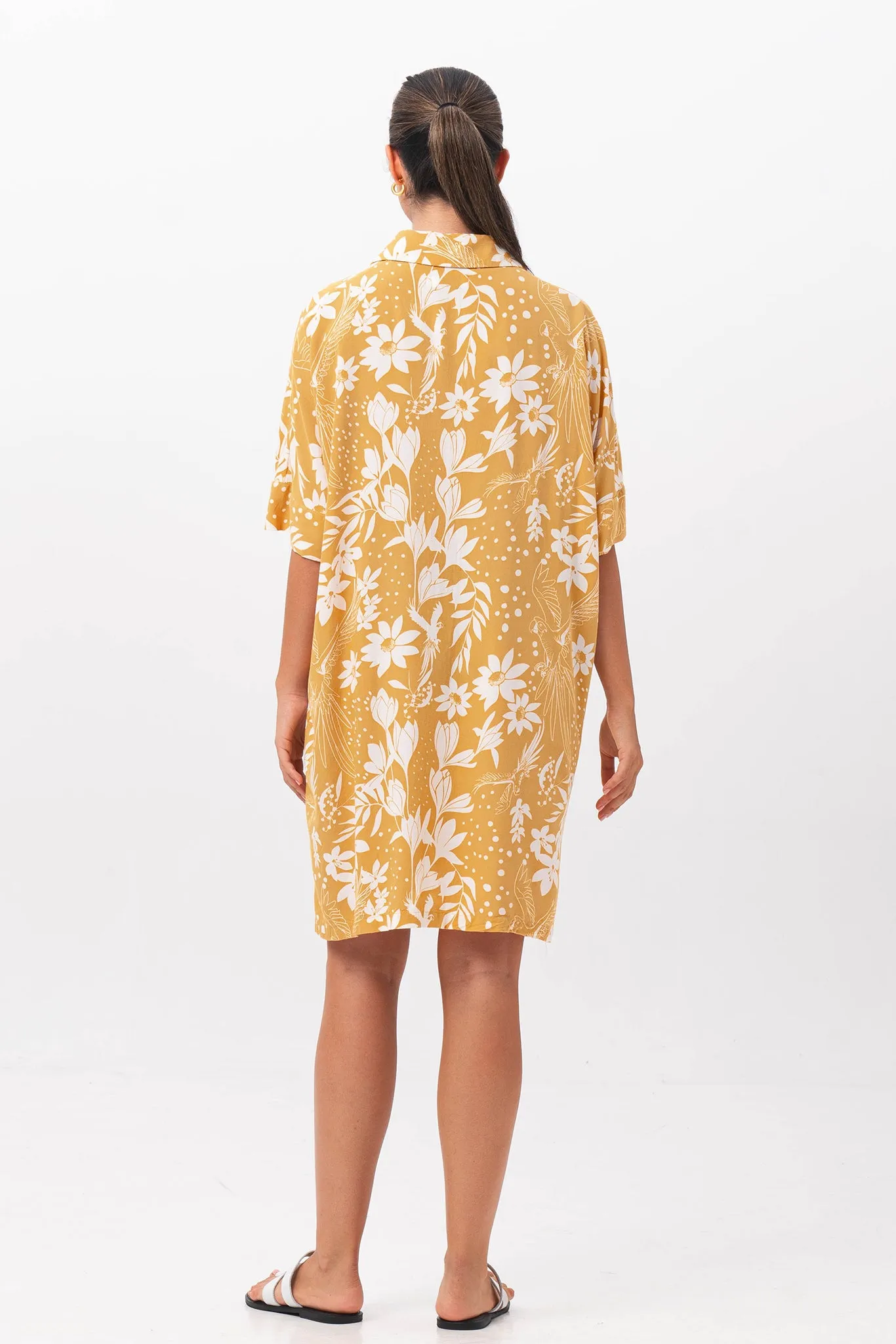 Lupita Midi Dress Yellow