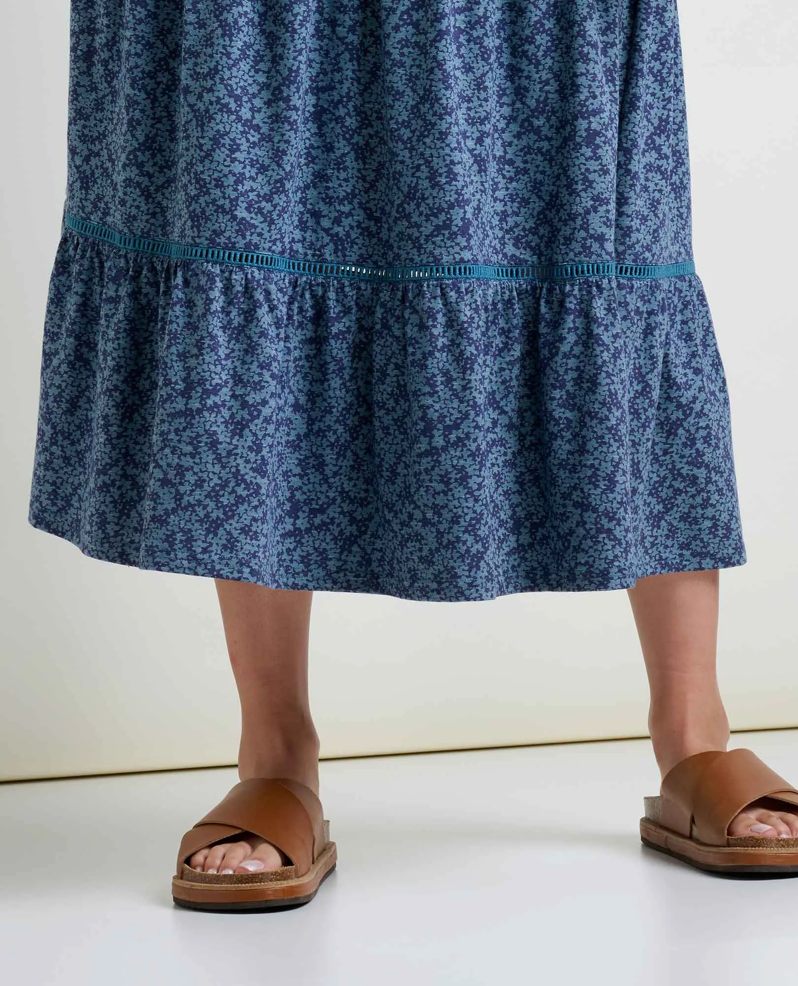 Marigold Tiered Midi Skirt