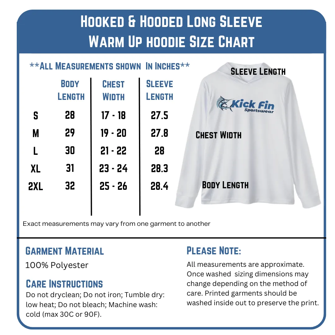 Marlin Splatter Hooked & Hooded Performance Fishing Hoodie