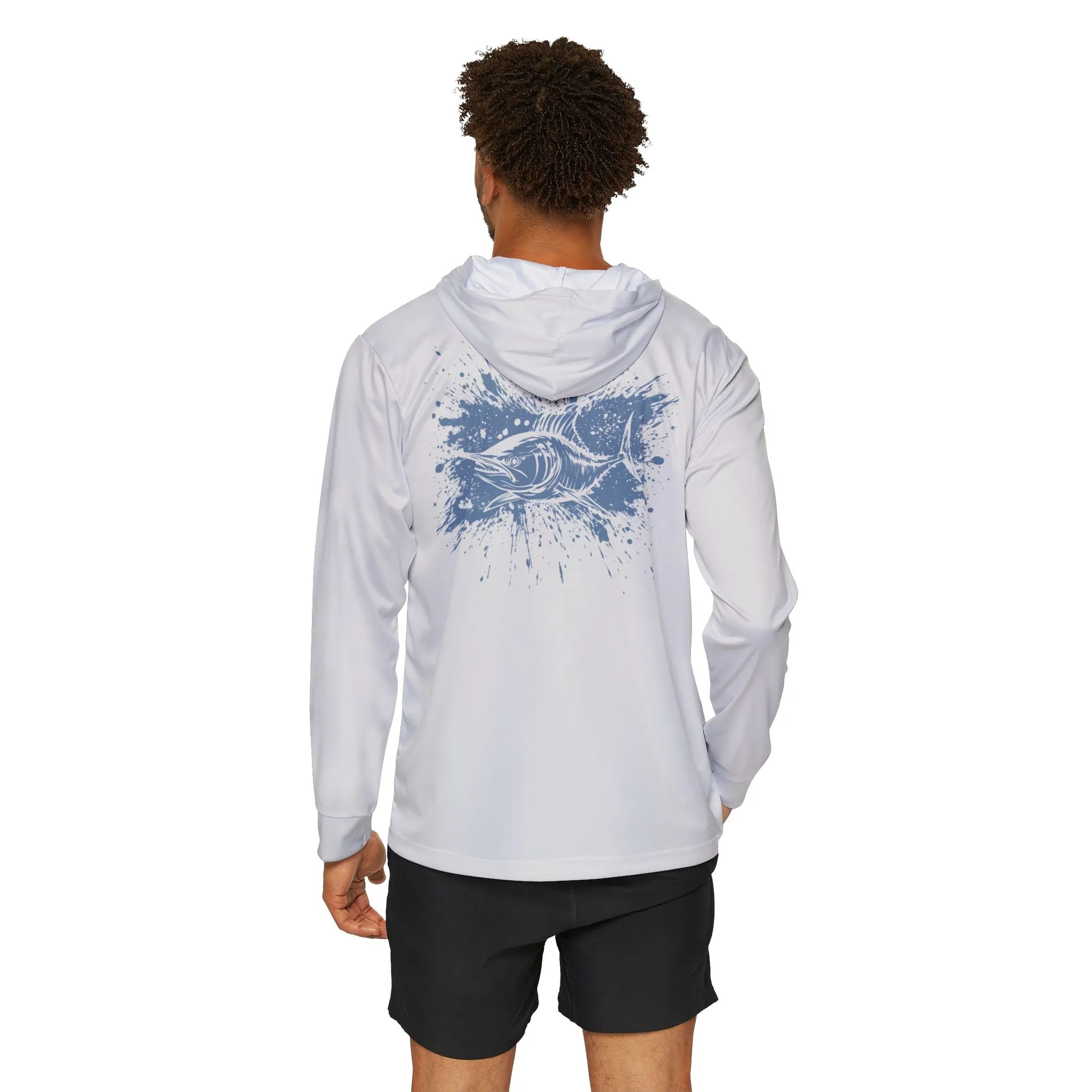 Marlin Splatter Hooked & Hooded Performance Fishing Hoodie