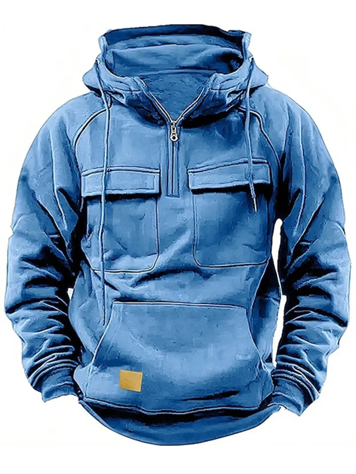 Men's Cool Street Style Pullover Tactical Hoodies