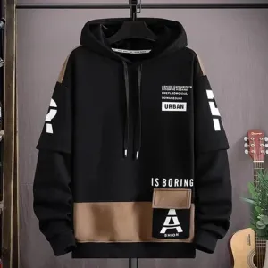 Men's Long Sleeve Casual Japanese Style Sweatshirt