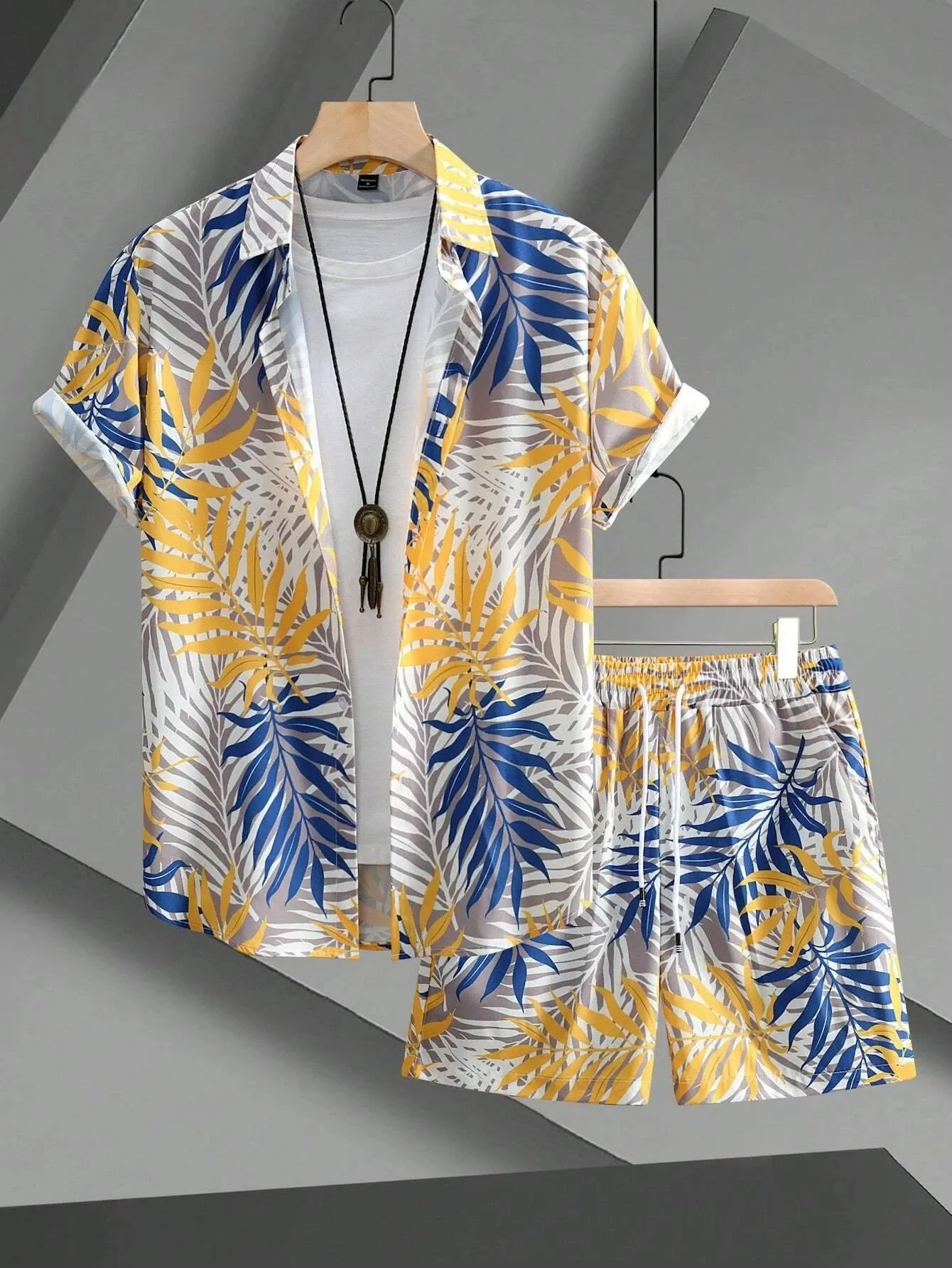 Men's Retro Floral Print Shirts