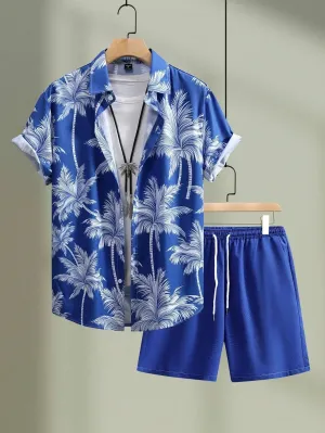 Men's Retro Floral Print Shirts