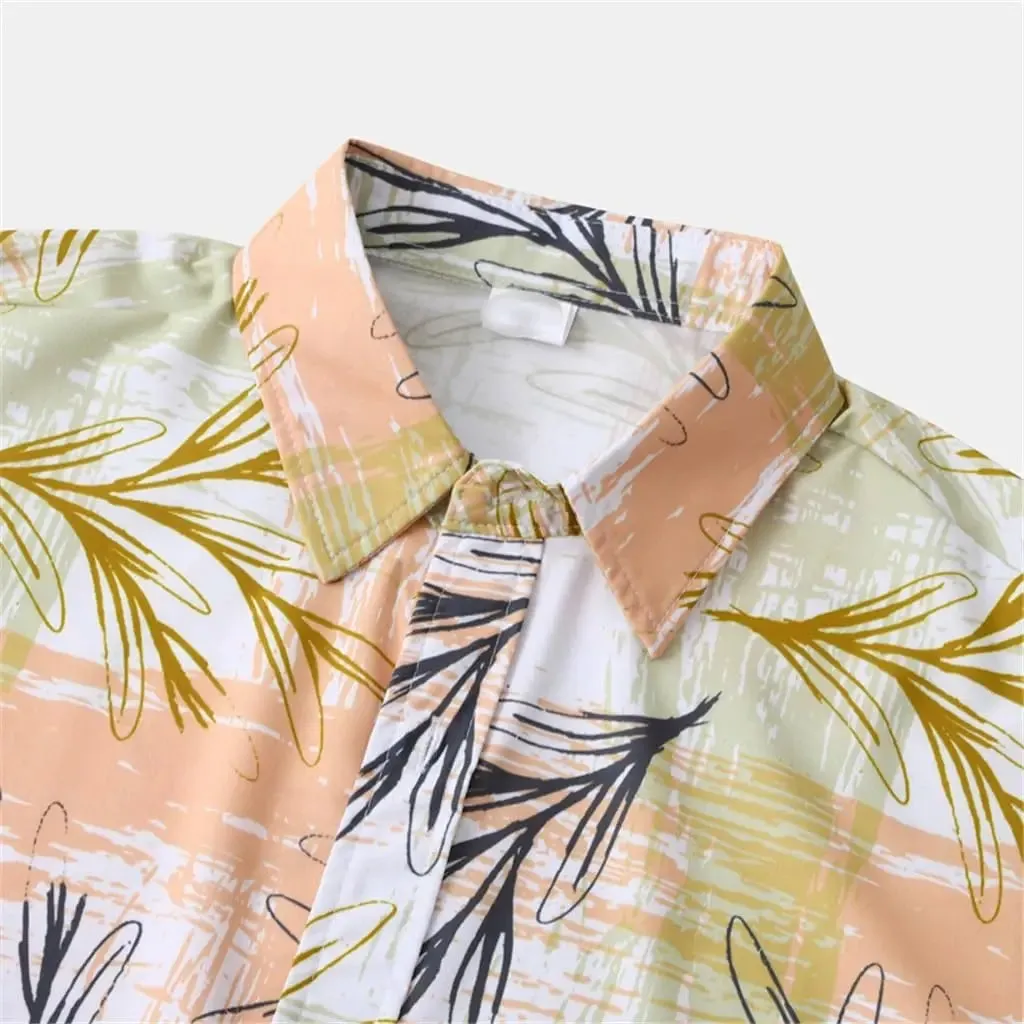 Men's Retro Floral Print Shirts