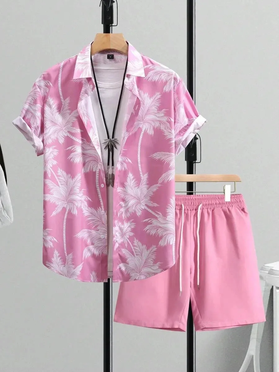 Men's Retro Floral Print Shirts