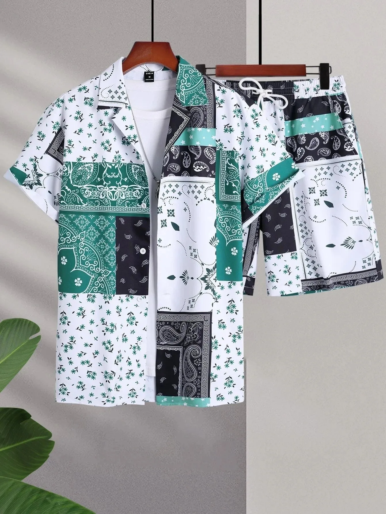 Men's Retro Floral Print Shirts