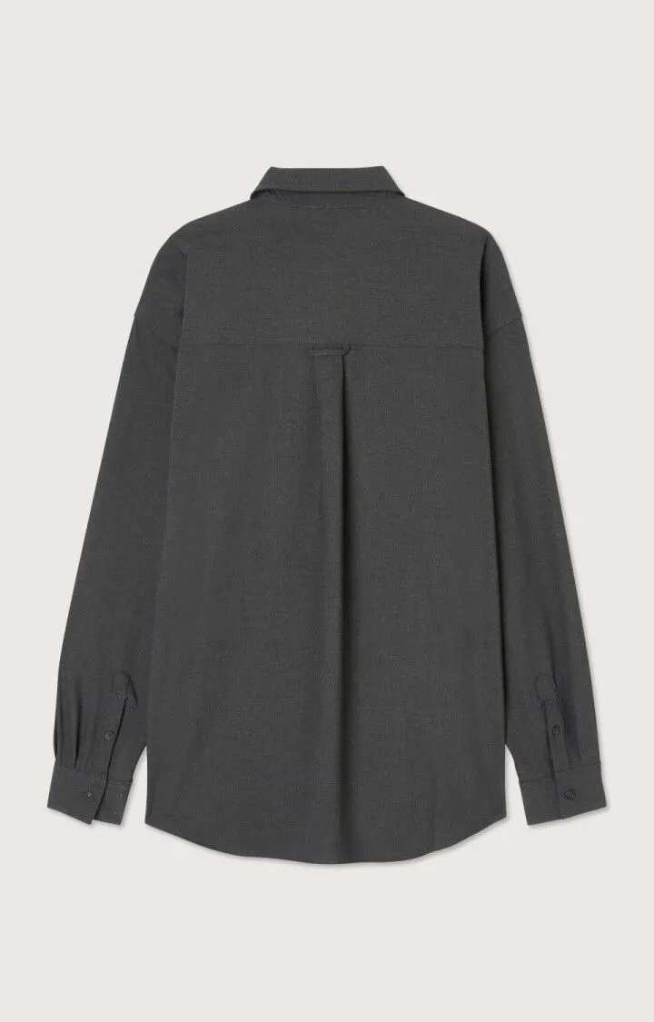 MEN'S SHIRT KABIRD - CHARCOAL MELANGE