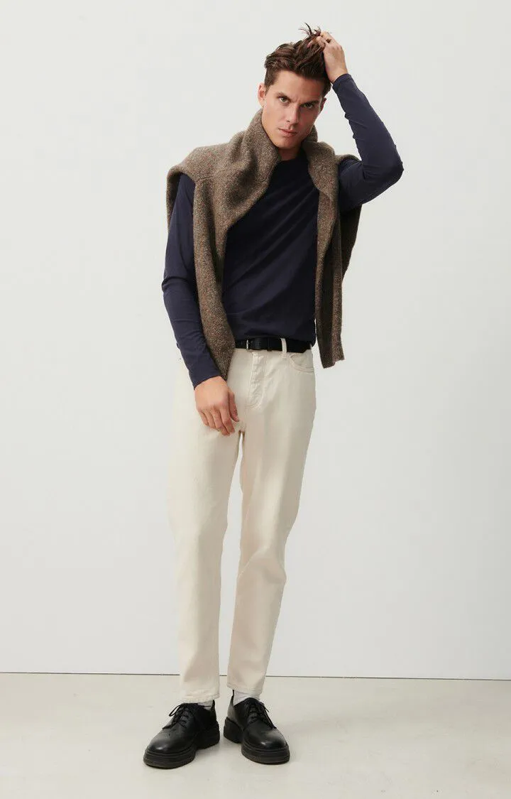 MEN'S T-SHIRT LS DECATUR - CAVIAR