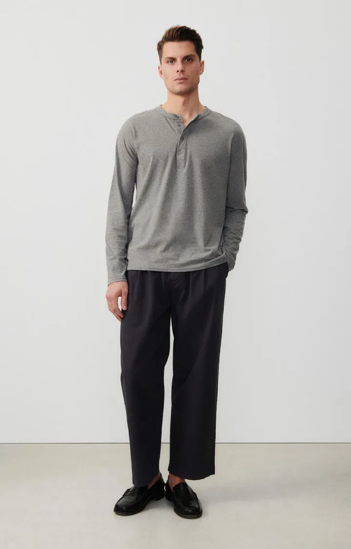 MEN'S T-SHIRT LS VUPAVILLE - GRIS CHINE