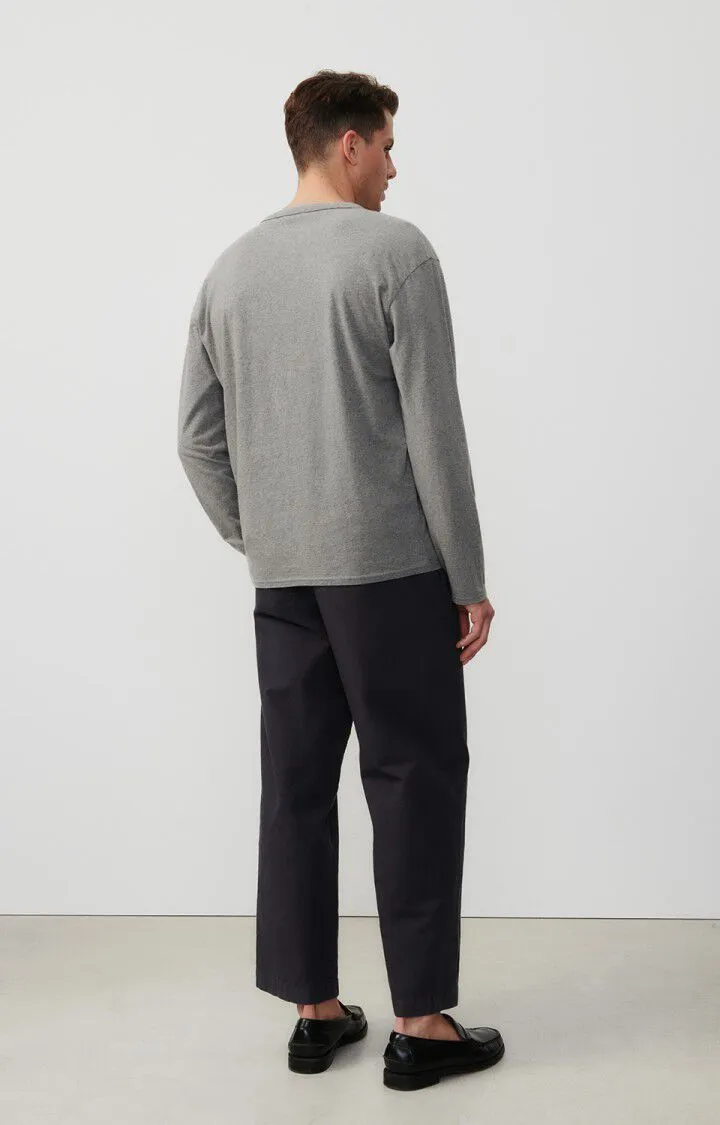 MEN'S T-SHIRT LS VUPAVILLE - GRIS CHINE