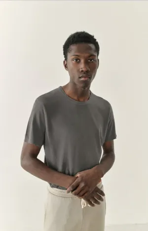 MEN'S T-SHIRT SS DEVON - ARDOISE VINTAGE