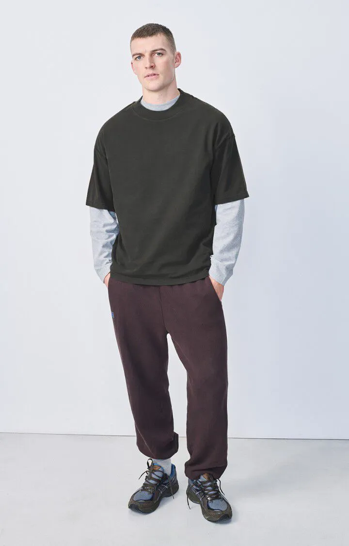 MEN'S T-SHIRT SS FAZY - VINTAGE CARBONE