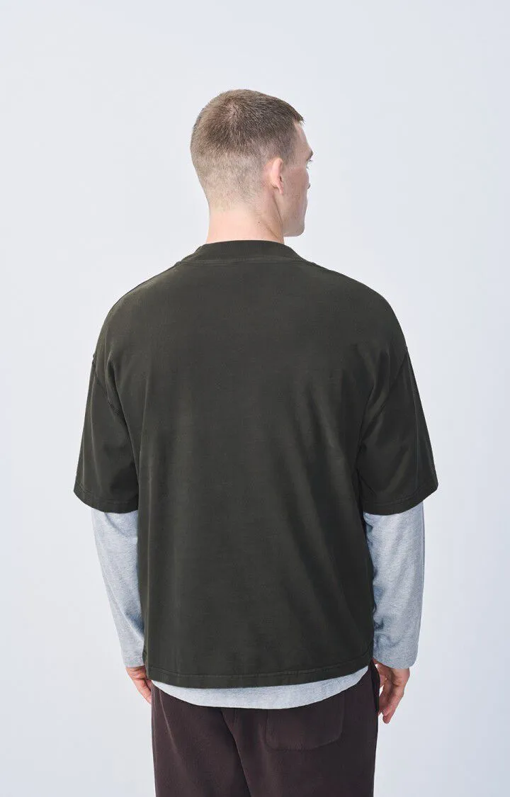 MEN'S T-SHIRT SS FAZY - VINTAGE CARBONE